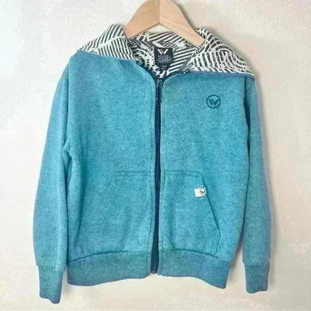 Shaun White Boys Long Sleeve Zipper Hoodie Size XS (4-5)